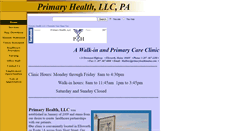 Desktop Screenshot of primaryhealthmaine.com